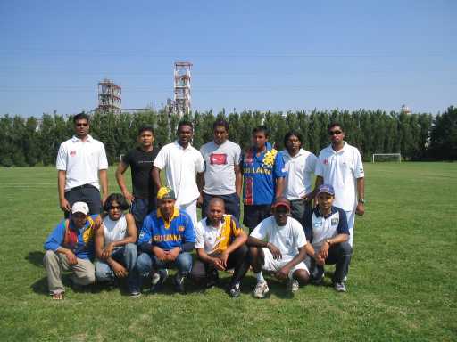La squadra dello Sri Lanka