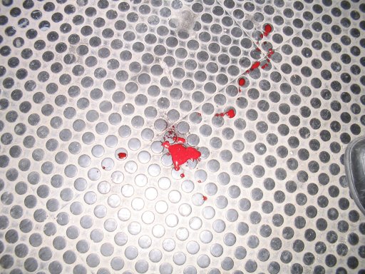 sangue sulle scale