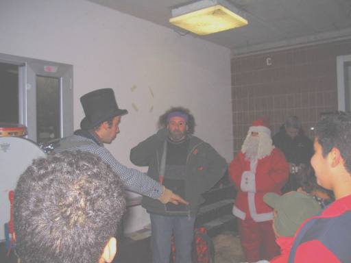 Poposki e lo spettacolo coi bambini