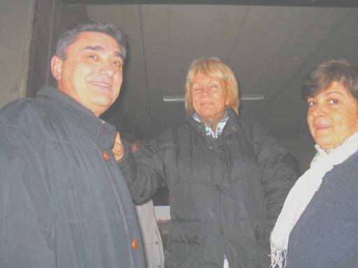 La signora Dina Buzzoni con gli assessori Turrini e L'Altrelli