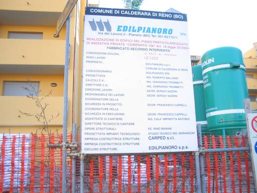 I lavori al 21 novembre 2004