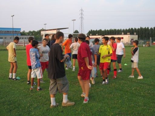 Verdi vs Arancioni - preparativi prima della partita