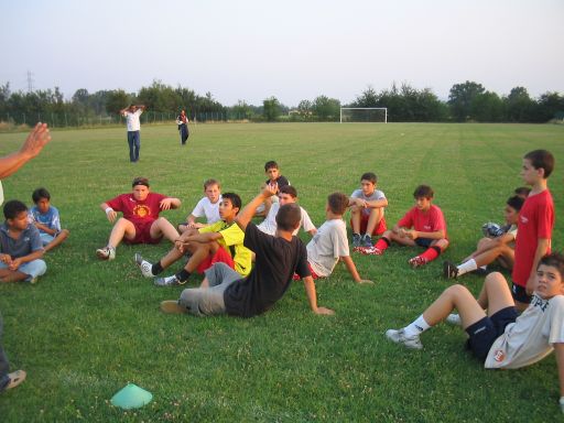 Verdi vs Arancioni - preparativi prima della partita