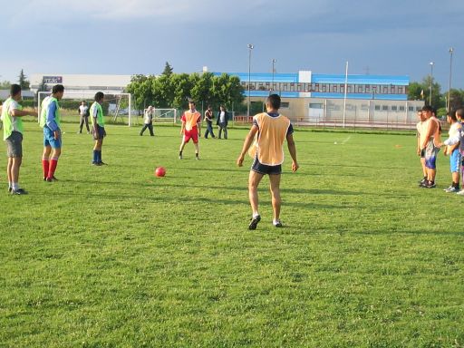 Marocco vs Romania - finale primo posto - Il Marocco sta per battere una punizione