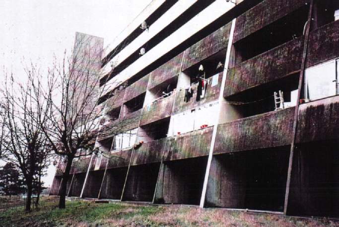 Panoramica blocco C dal parco