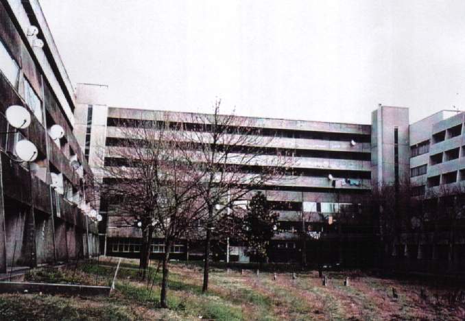 Panoramica blocco A e C dal parco