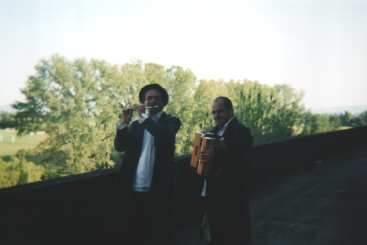 Giufa', il flauto e la fisarmonica