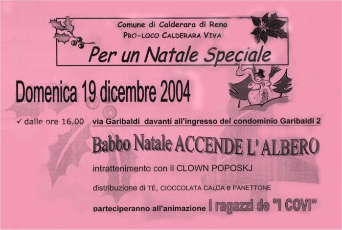 Volantone Natale 2004