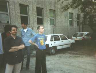 Foto di gruppo vicino alla Stiassi