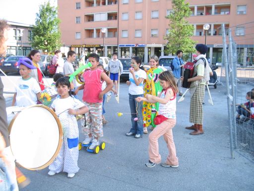 La 'Parata' in Piazza della Pace