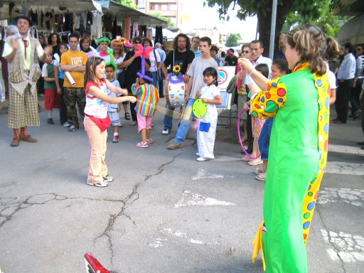 Esibizione con le 'bolas'