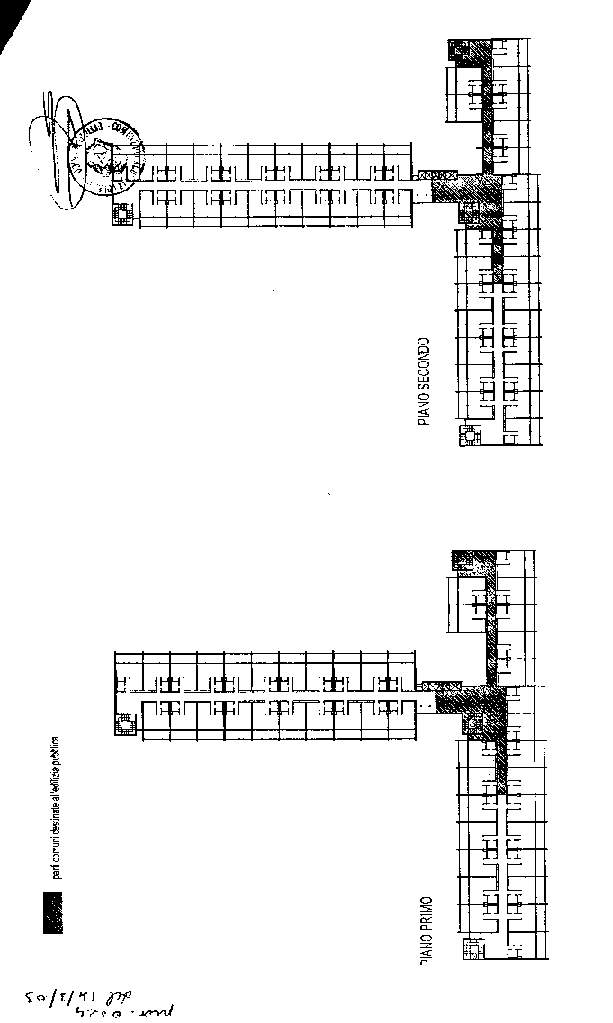 parti comuni primo e secondo piano con destinazione pubblica