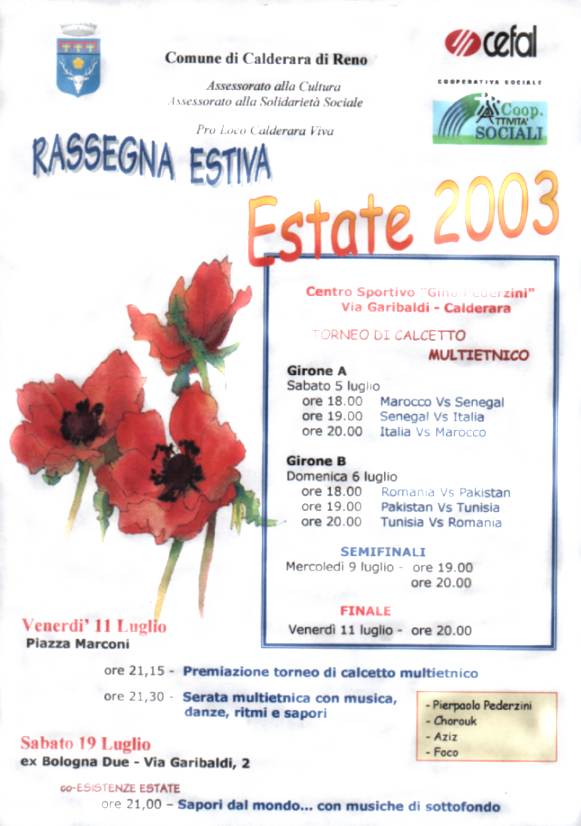 Coesistenze 2003 al Garibaldi 2