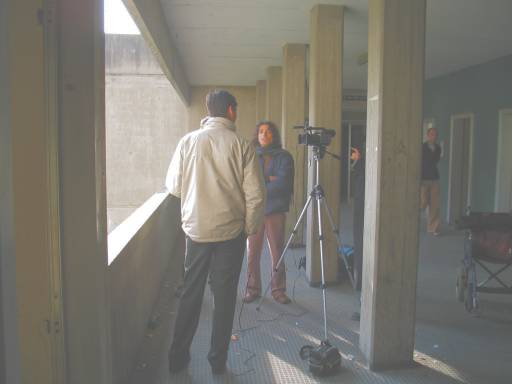 Qasim durante l'intervista